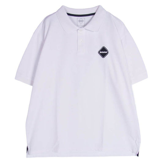 F.C.R.B. エフシーアールビー FCRB-230078 EMBLEM POLO エンブレム ポロシャツ ホワイト系 L【中古】