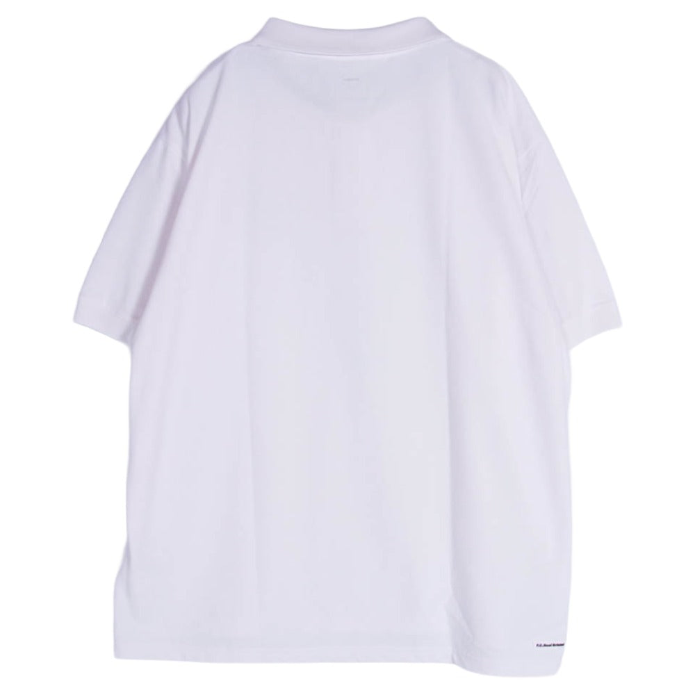 F.C.R.B. エフシーアールビー FCRB-230078 EMBLEM POLO エンブレム ポロシャツ ホワイト系 L【中古】