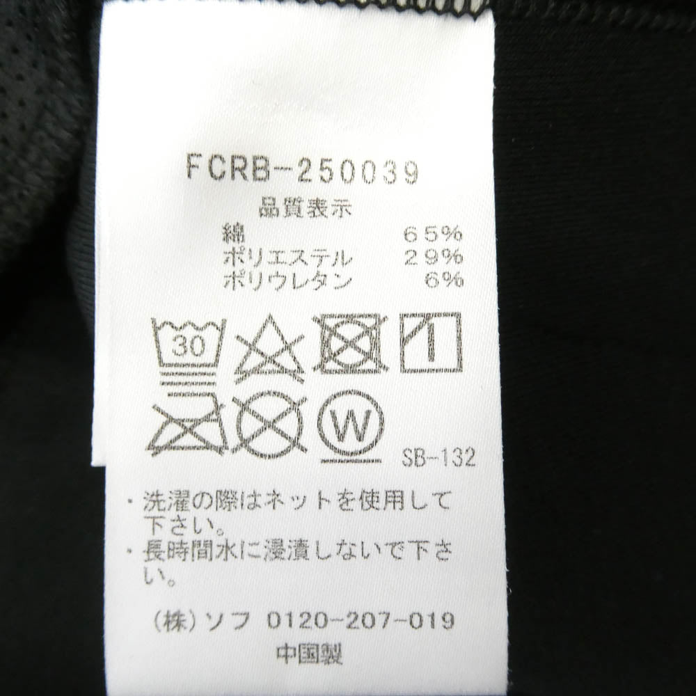 F.C.R.B. エフシーアールビー FCRB-250039 TECH SWEAT TRAINING PANTS ボンディング テック スウェット トレーニング パンツ ブラック系 XL【中古】