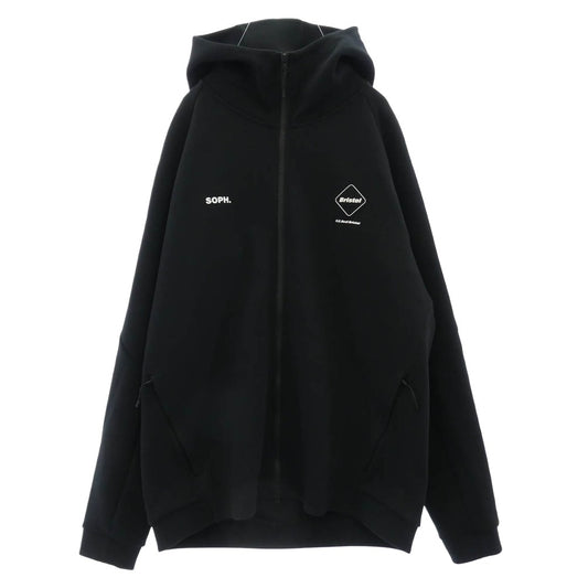 F.C.R.B. エフシーアールビー FCRB-250038 F.C.Real Bristol エフシーレアルブリストル VENTILATION TRAINING HOODIE ボンディング トレーニング フーディー パーカー ブラック系 XL【中古】