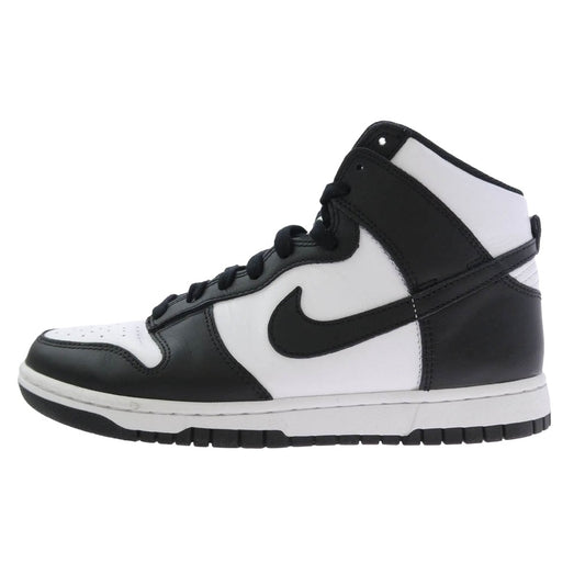 NIKE ナイキ DD1399-103 Dunk High Black and White ダンク ハイ ブラック アンド ホワイト ハイカット スニーカー ブラック系 ホワイト系 26cm【中古】