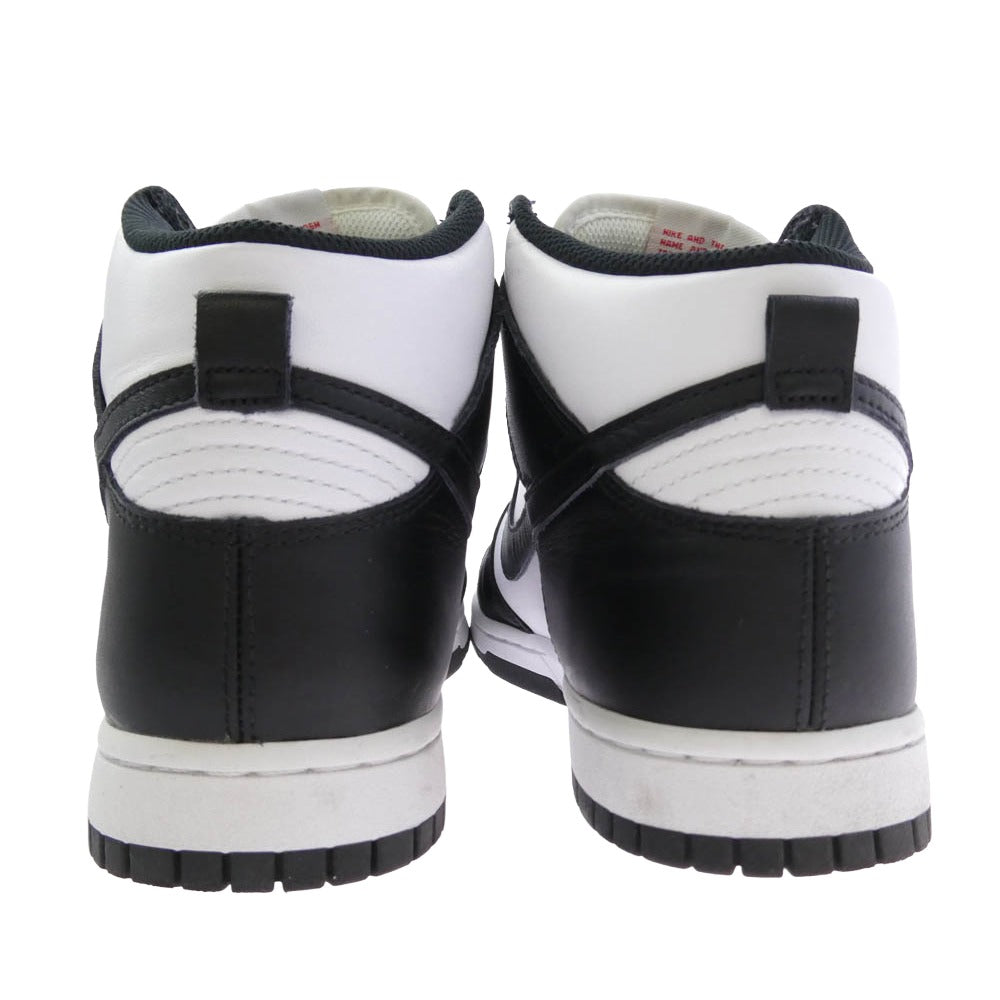 NIKE ナイキ DD1399-103 Dunk High Black and White ダンク ハイ ブラック アンド ホワイト ハイカット スニーカー ブラック系 ホワイト系 26cm【中古】
