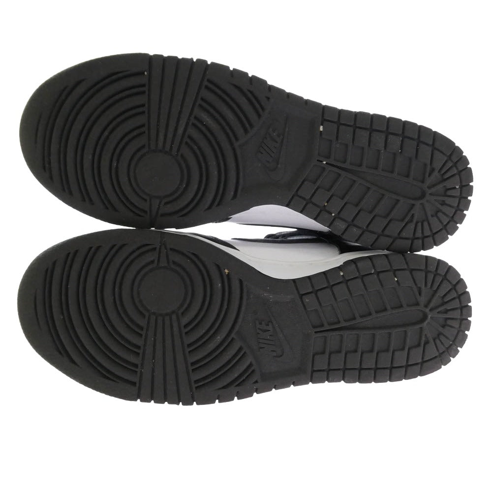 NIKE ナイキ DD1399-103 Dunk High Black and White ダンク ハイ ブラック アンド ホワイト ハイカット スニーカー ブラック系 ホワイト系 26cm【中古】