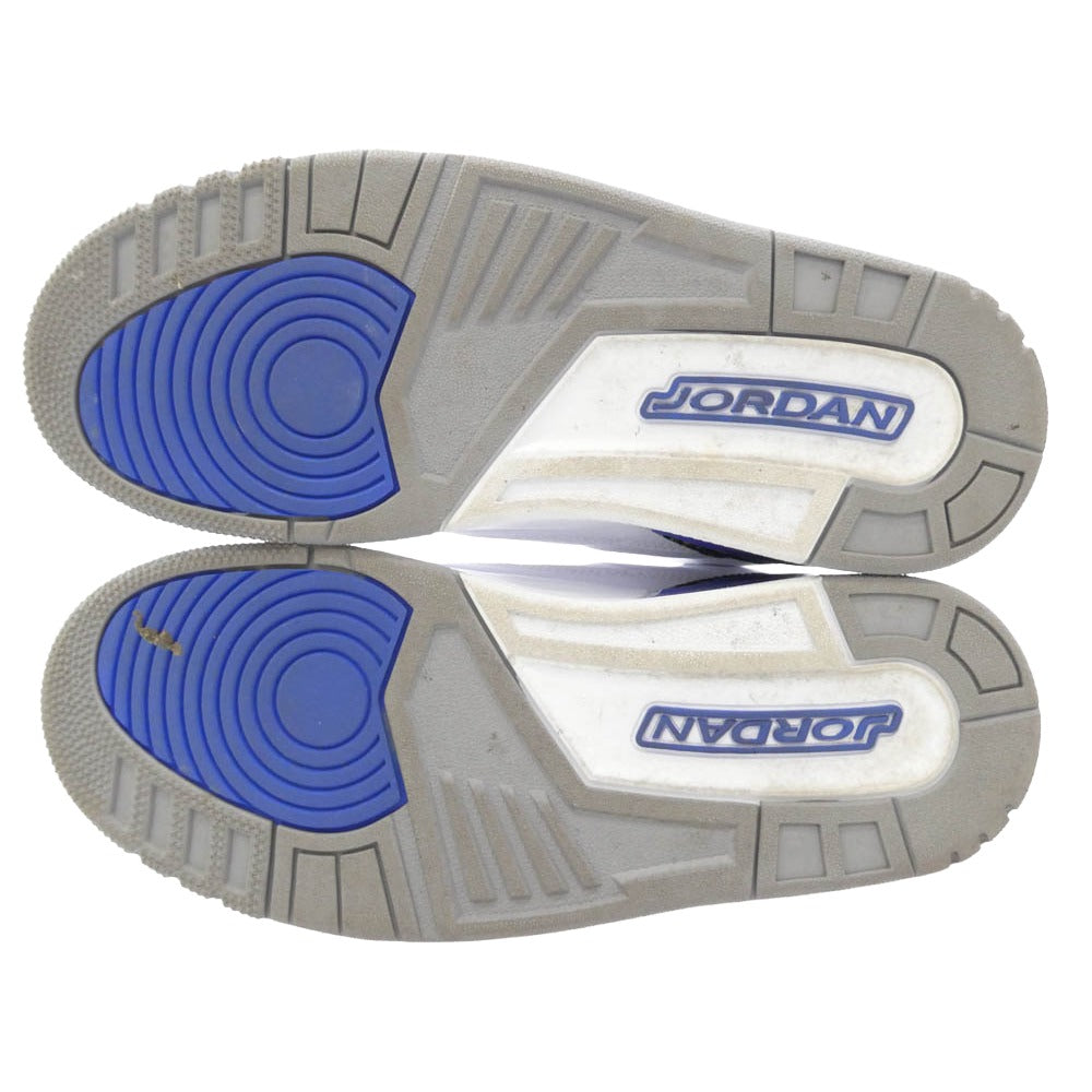 NIKE ナイキ CT8532-145 Air Jordan 3 Racer Blue エアジョーダン3 レーサー ブルー ローカット スニーカー オフホワイト系 26cm【中古】