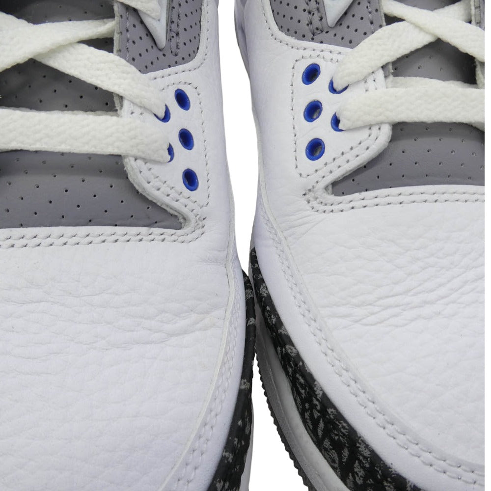 NIKE ナイキ CT8532-145 Air Jordan 3 Racer Blue エアジョーダン3 レーサー ブルー ローカット スニーカー オフホワイト系 26cm【中古】