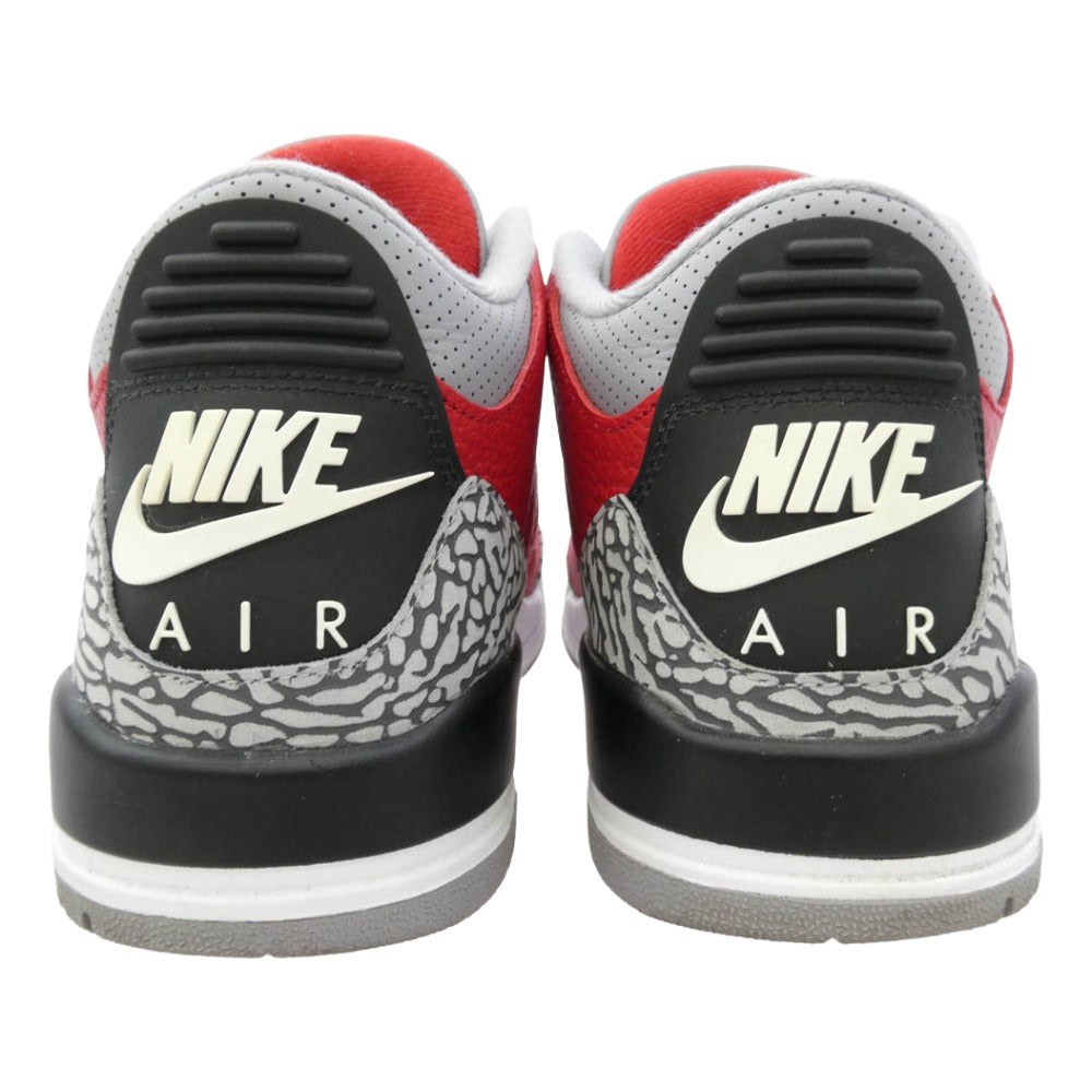 NIKE ナイキ CK5692-600 Air Jordan 3 Retro SE Unite Fire Red エアジョーダン3 レトロ SE ユナイトファイヤーレッド ローカット スニーカー レッド系 26cm【中古】