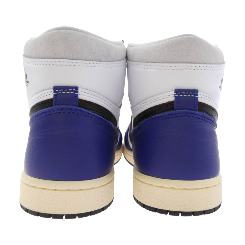 NIKE ナイキ DZ5485-100 Air Jordan 1 High OG Rare Air Deep Royal Blue エアジョーダン1 ハイ OG レアエア ディープ ロイヤルブルー ハイカット スニーカー ネイビー系 ホワイト系 26cm【極上美品】【中古】