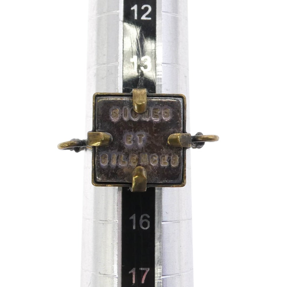 SERGE THORAVAL セルジュトラヴァル ため息と静寂 チェーン リング ゴールド系 約14号【中古】