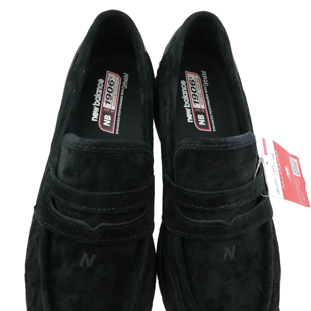 NEW BALANCE ニューバランス U1906LNT 1906L Black Suede ブラック スウェード ローファー スニーカー ブラック系 28.5cm【極上美品】【中古】