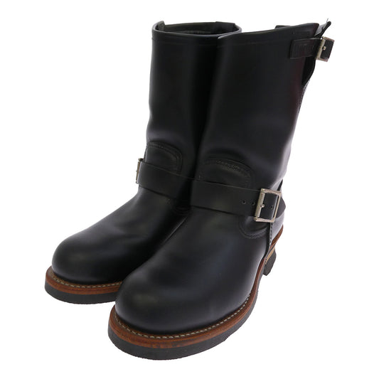 RED WING レッドウィング 2268 ENGINEER BOOTS ブラッククロンダイク ストーブパイプ エンジニア ブーツ ブラック系 US8【美品】【中古】
