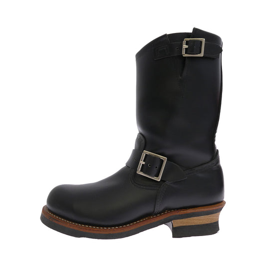 RED WING レッドウィング 2268 ENGINEER BOOTS ブラッククロンダイク ストーブパイプ エンジニア ブーツ ブラック系 US8【美品】【中古】
