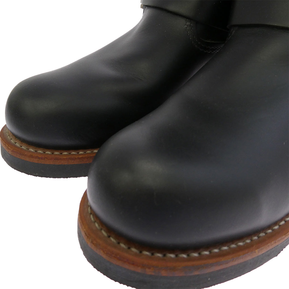 RED WING レッドウィング 2268 ENGINEER BOOTS ブラッククロンダイク ストーブパイプ エンジニア ブーツ ブラック系 US8【美品】【中古】
