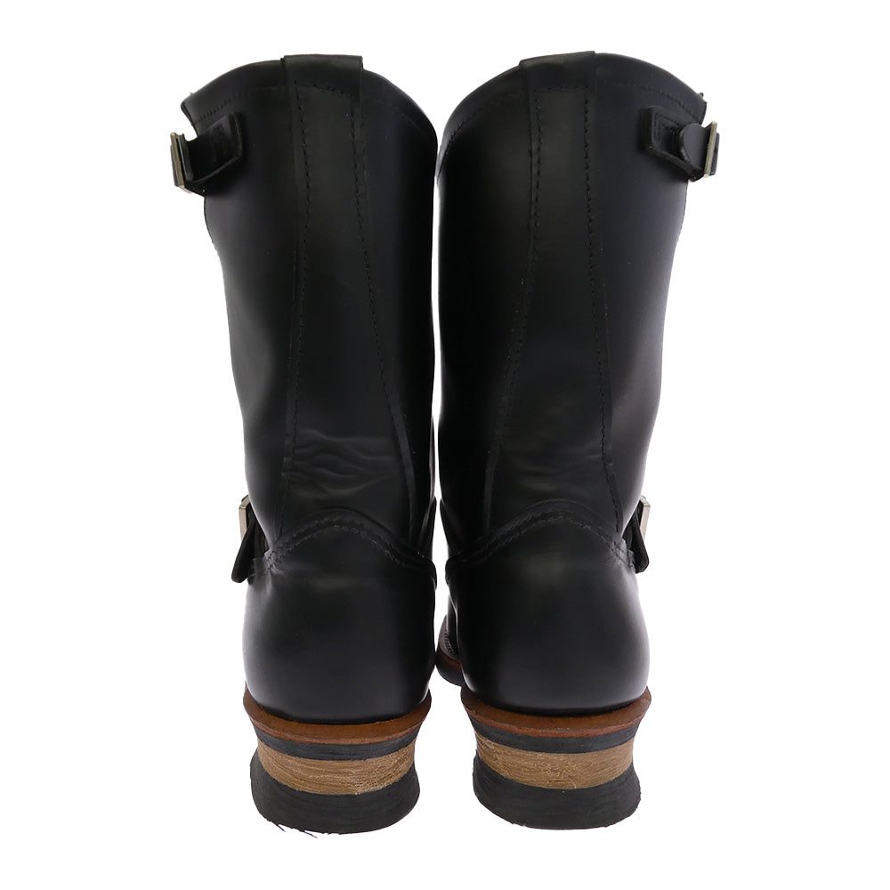 RED WING レッドウィング 2268 ENGINEER BOOTS ブラッククロンダイク ストーブパイプ エンジニア ブーツ ブラック系 US8【美品】【中古】