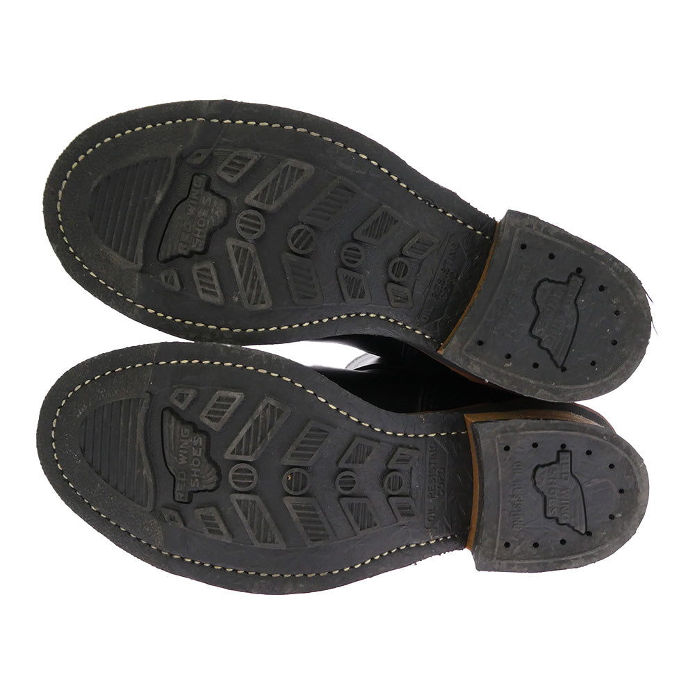 RED WING レッドウィング 2268 ENGINEER BOOTS ブラッククロンダイク ストーブパイプ エンジニア ブーツ ブラック系 US8【美品】【中古】