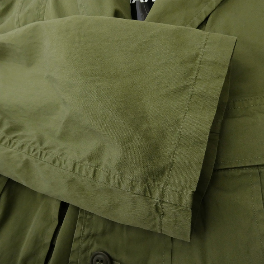 JUNYA WATANABE COMME des GARCONS MAN ジュンヤワタナベコムデギャルソンマン 25AW WP-C901 ×Needles ニードルス 綿ナイロンオックス Wネーム COAT ミリタリー コート カーキ系 L【新古品】【未使用】【中古】
