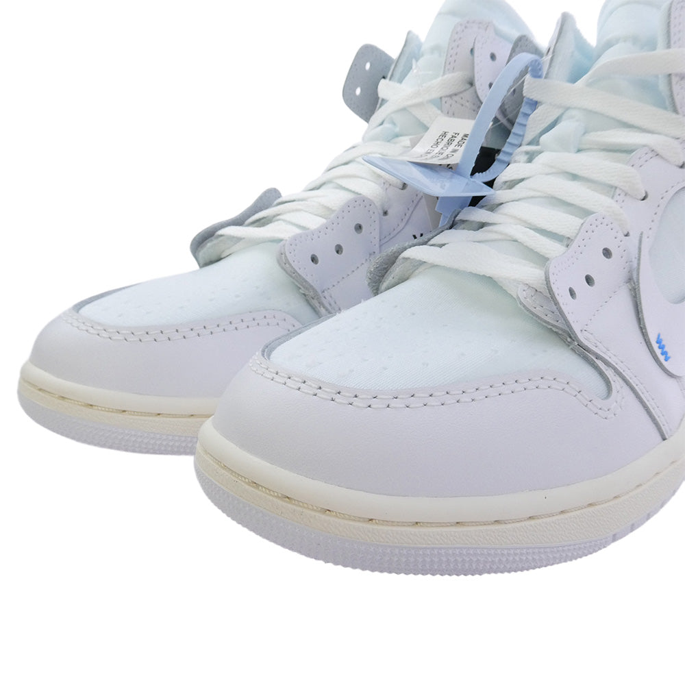 NIKE ナイキ AA3834-100 【フェイクバスターズ鑑定済】Virgil Abloh Archive V.A.A. Air Jordan 1 Retro High OG Alaska ヴァージルアブロー エアジョーダン1 レトロ ハイ OG アラスカ ハイカット スニーカー ホワイト系 ライトブルー系 28cm【新古品】【未使用】【中古】