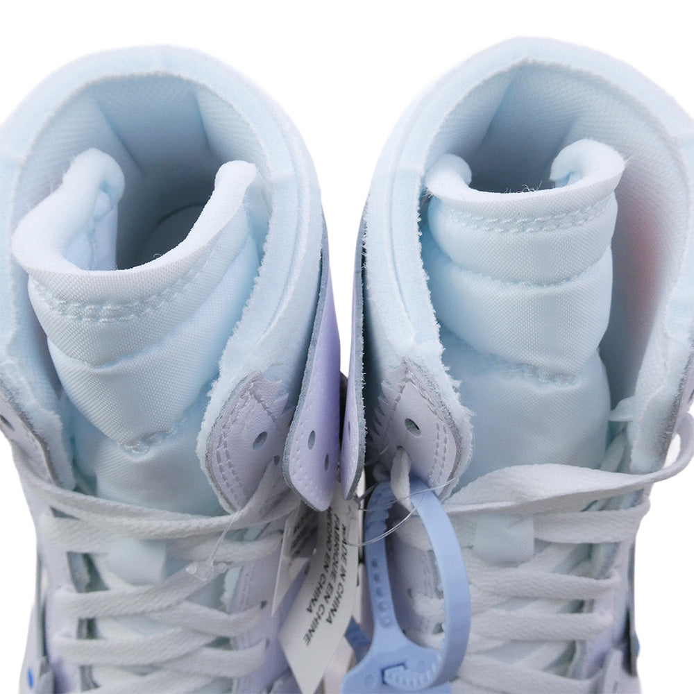 NIKE ナイキ AA3834-100 【フェイクバスターズ鑑定済】Virgil Abloh Archive V.A.A. Air Jordan 1 Retro High OG Alaska ヴァージルアブロー エアジョーダン1 レトロ ハイ OG アラスカ ハイカット スニーカー ホワイト系 ライトブルー系 28cm【新古品】【未使用】【中古】