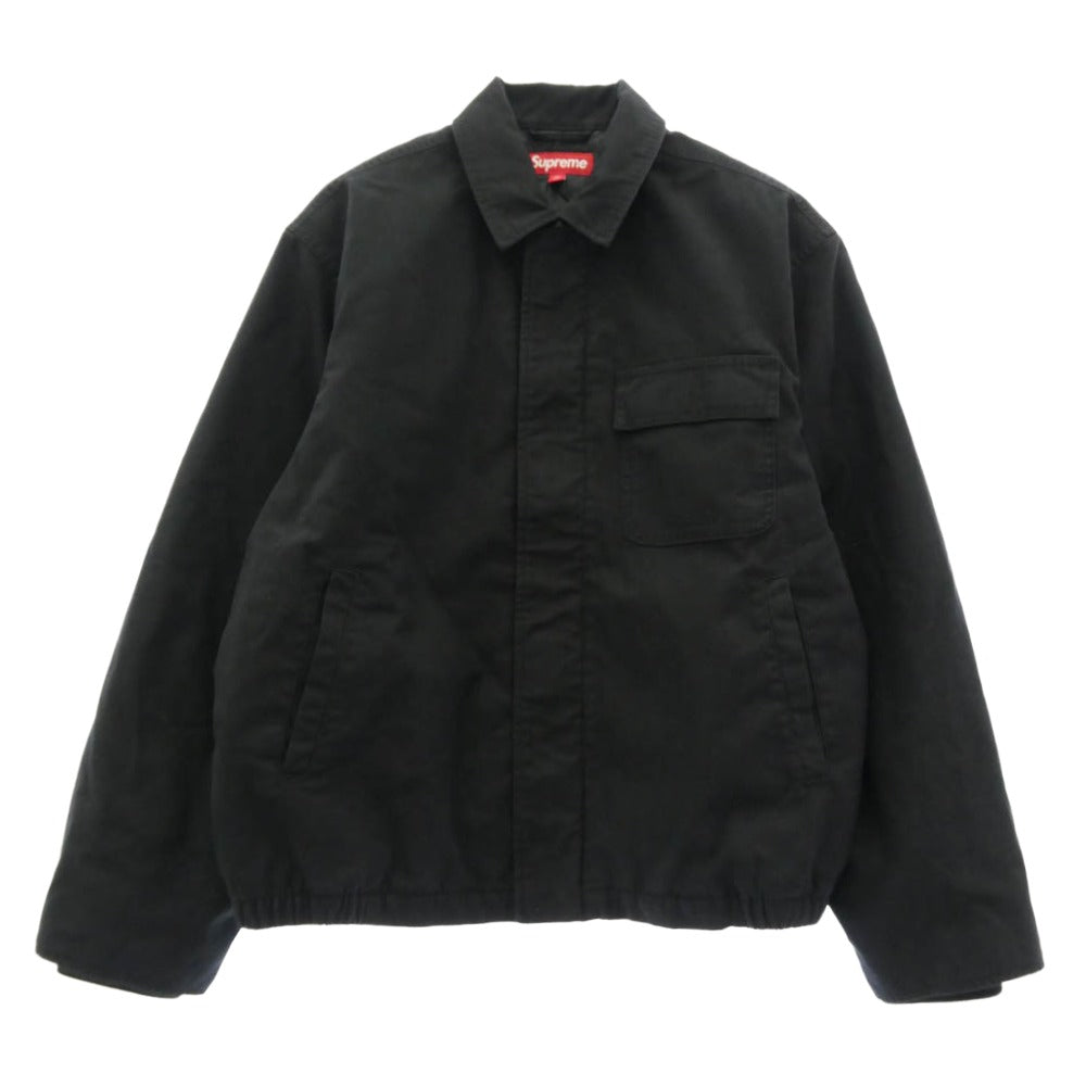 Supreme シュプリーム 26SS Cordura Twill Utility Jacket コーデュラ ツイル ユーティリティ ジャケット ブラック L ブラック系 L【中古】