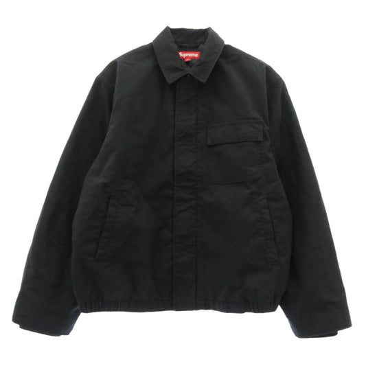Supreme シュプリーム 26SS Cordura Twill Utility Jacket コーデュラ ツイル ユーティリティ ジャケット ブラック L ブラック系 L【中古】