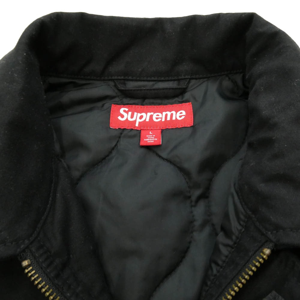 Supreme シュプリーム 26SS Cordura Twill Utility Jacket コーデュラ ツイル ユーティリティ ジャケット ブラック L ブラック系 L【中古】