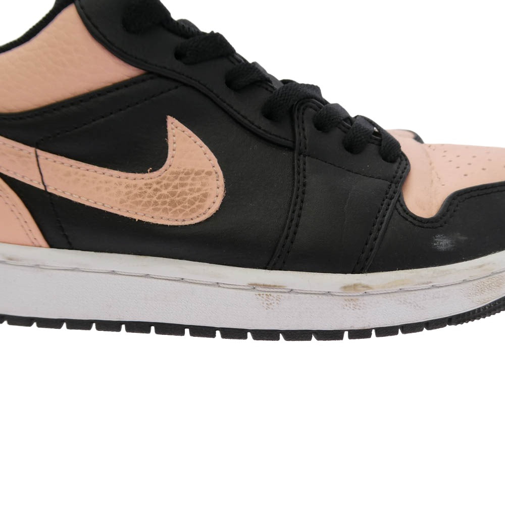 NIKE ナイキ 553558-034 Air Jordan 1 Low Crimson Tint エアジョーダン1 ロー クリムゾンティント スニーカー ブラック系 ピンク系 27cm【中古】