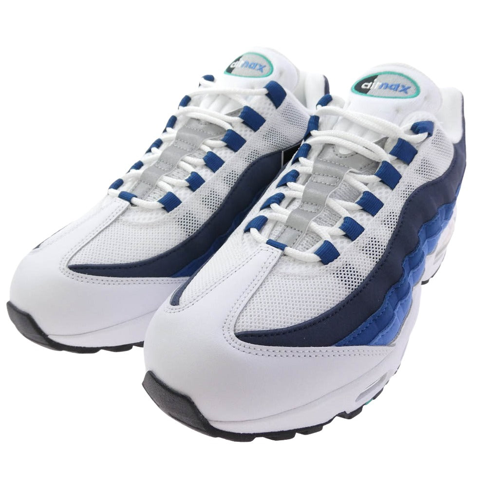 NIKE ナイキ Air Max 95 Big Bubble エアマックス 95 ビッグバブル スニーカー ホワイト系 ブルー系 28cm【新古品】【未使用】【中古】