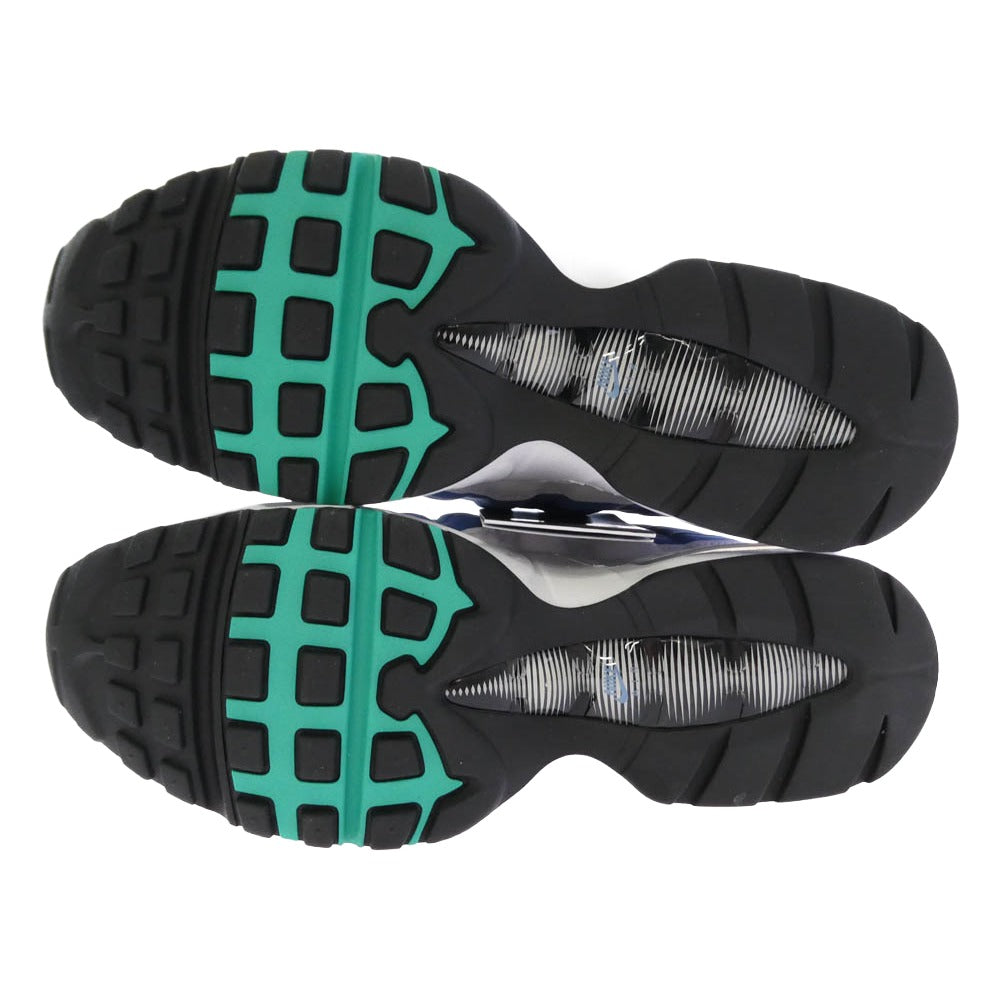 NIKE ナイキ Air Max 95 Big Bubble エアマックス 95 ビッグバブル スニーカー ホワイト系 ブルー系 28cm【新古品】【未使用】【中古】