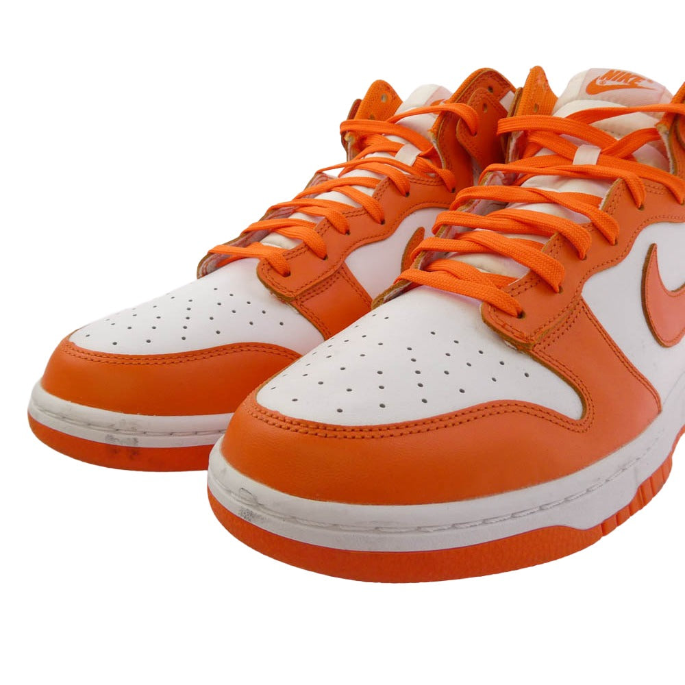 NIKE ナイキ DD1399-101 Dunk High Orange Blaze ダンク ハイ オレンジブレイズ スニーカー オレンジ系 ホワイト系 31cm【中古】