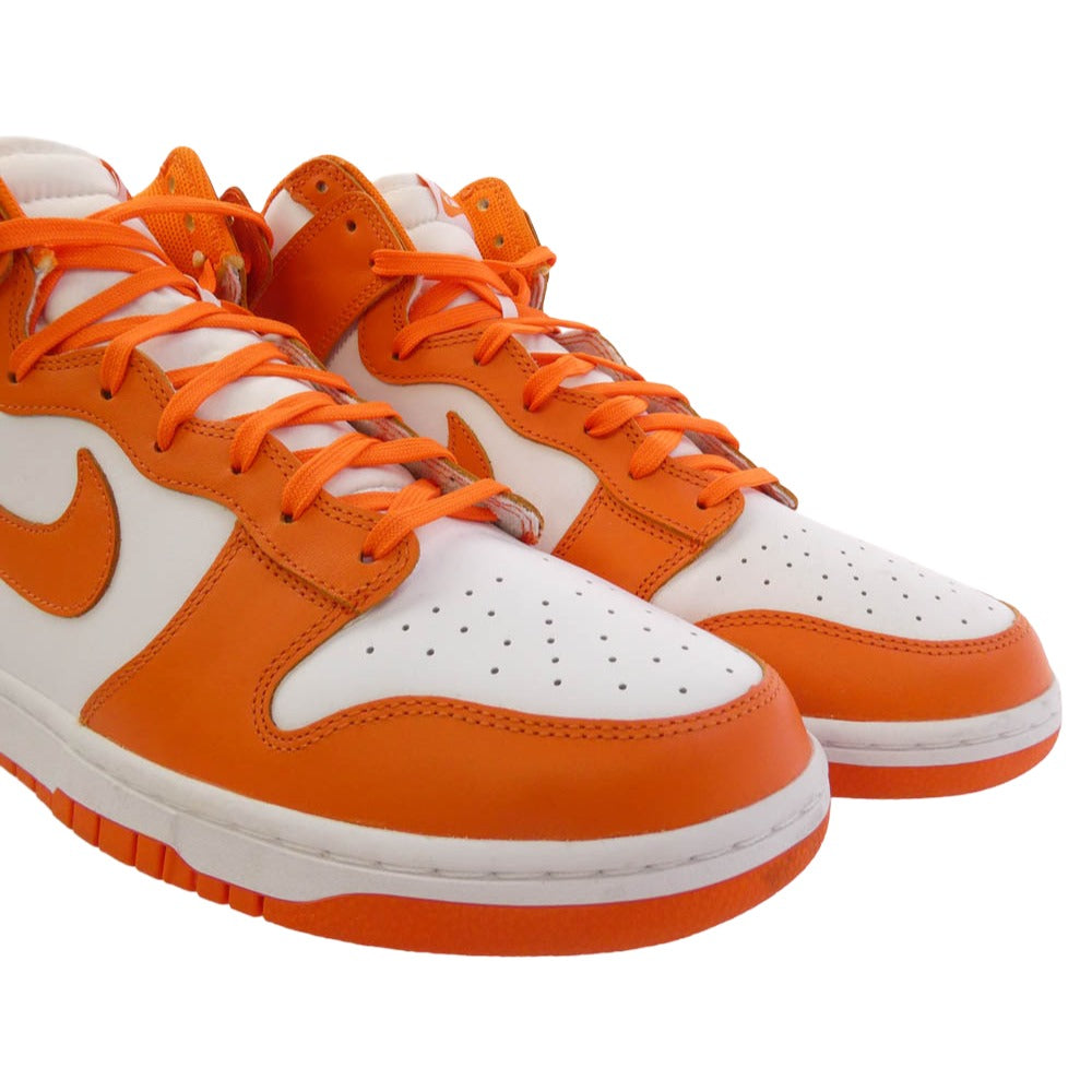 NIKE ナイキ DD1399-101 Dunk High Orange Blaze ダンク ハイ オレンジブレイズ スニーカー オレンジ系 ホワイト系 31cm【中古】
