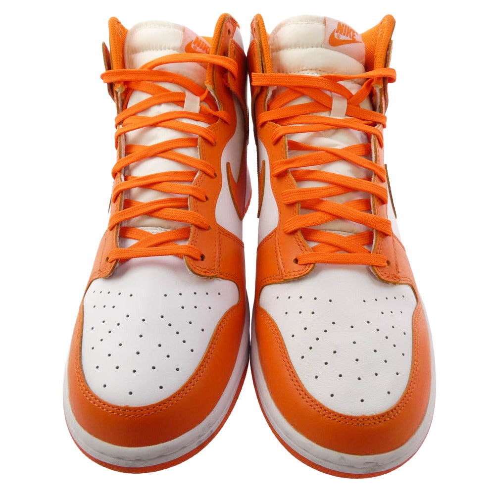 NIKE ナイキ DD1399-101 Dunk High Orange Blaze ダンク ハイ オレンジブレイズ スニーカー オレンジ系 ホワイト系 31cm【中古】