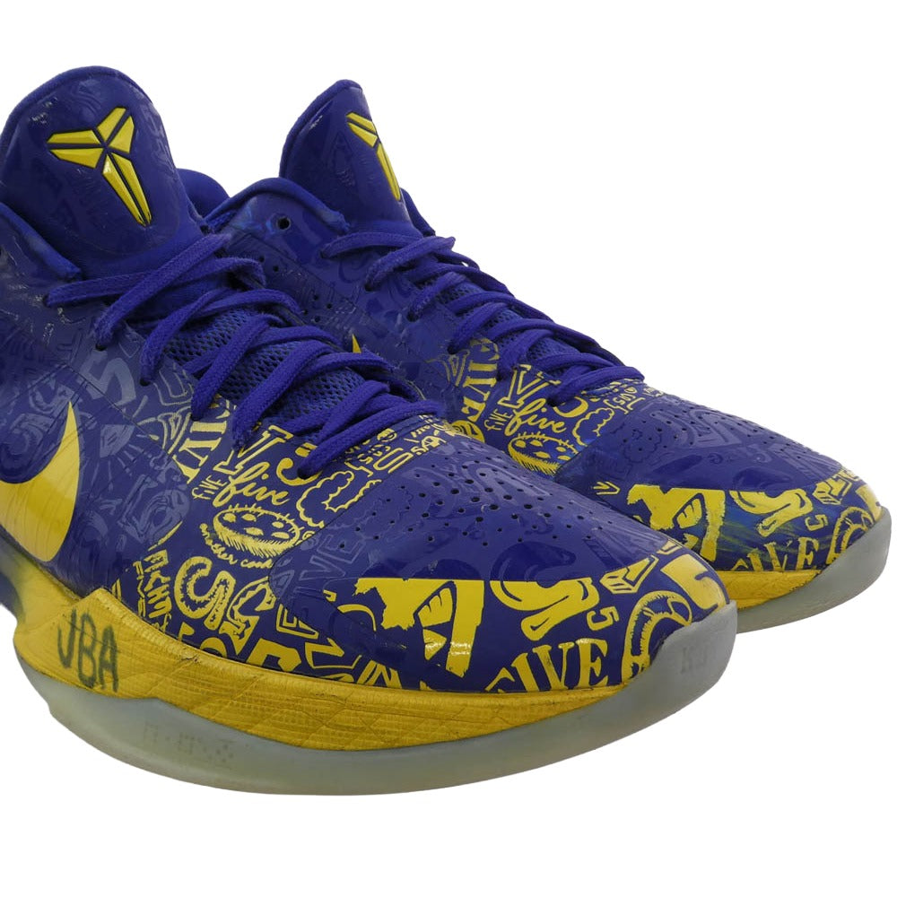 NIKE ナイキ CD4991-400 Kobe 5 Protro 5 Rings コービー5 プロトロ スニーカー パープル系 イエロー系 32cm【中古】