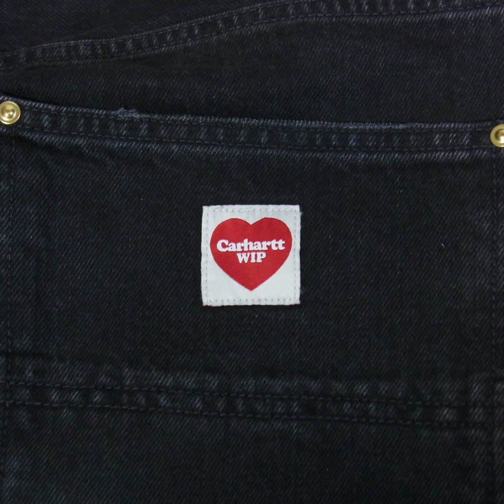 Carhartt カーハート NASH DOUBLE KNEE PANT ナッシュ ダブルニー パンツ ブラック系 M【中古】