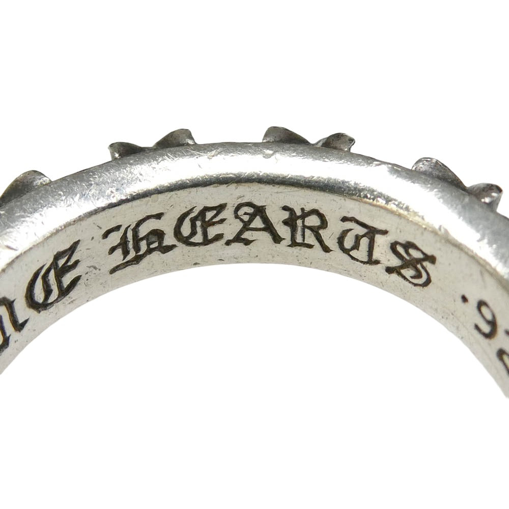 CHROME HEARTS クロムハーツ（原本無） STAR BAND スターバンド リング シルバー系 20号【中古】