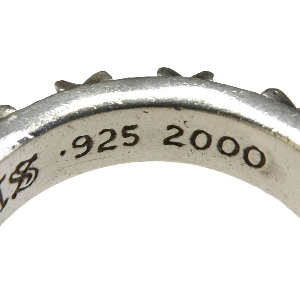 CHROME HEARTS クロムハーツ（原本無） STAR BAND スターバンド リング シルバー系 20号【中古】
