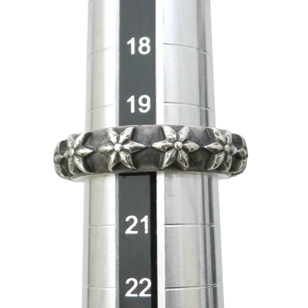 CHROME HEARTS クロムハーツ（原本無） STAR BAND スターバンド リング シルバー系 20号【中古】