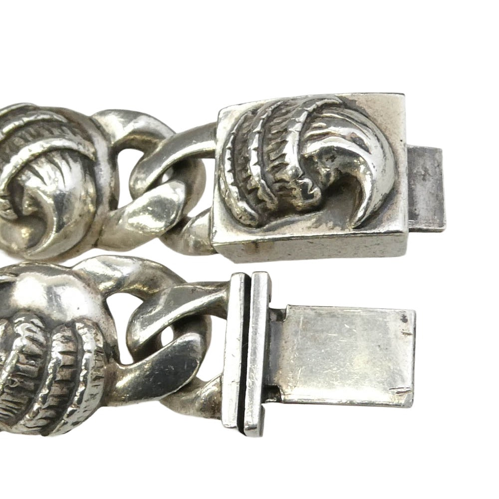 CHROME HEARTS クロムハーツ（原本無） CROW クロウリンク ブレスレット 6LINK シルバー系【中古】