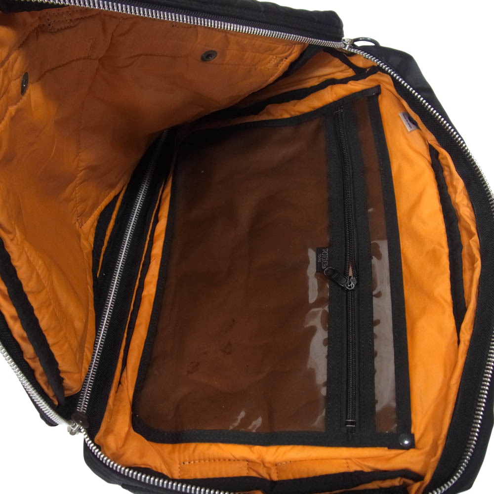 PORTER ポーター TANKER タンカー 3WAY ブリーフケース トート リュック バックパック ビジネスバッグ ブラック系【中古】