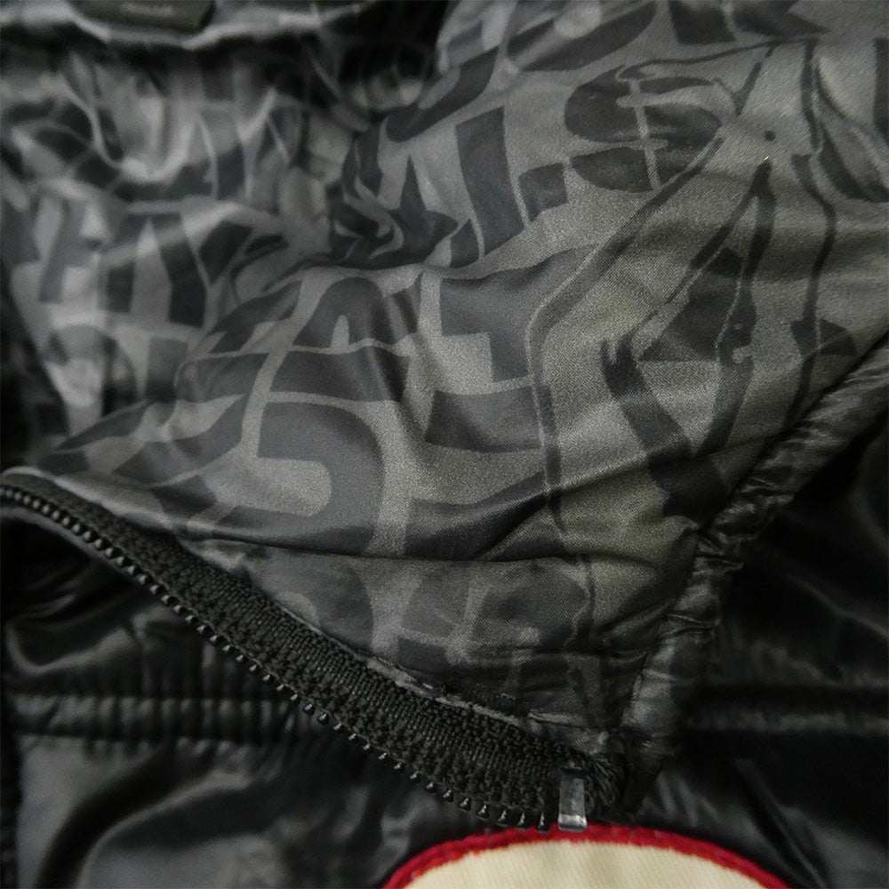 HYSTERIC GLAMOUR ヒステリックグラマー 0213AB01 PRIMALOFT ワッペン付き プリマロフト 中綿 ジャケット ブラック系 S【中古】