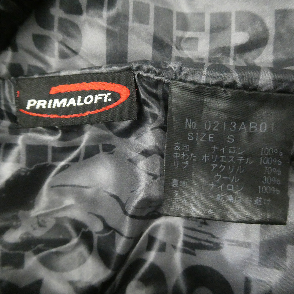 HYSTERIC GLAMOUR ヒステリックグラマー 0213AB01 PRIMALOFT ワッペン付き プリマロフト 中綿 ジャケット ブラック系 S【中古】
