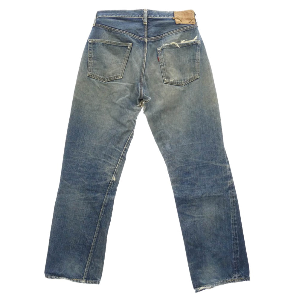 Levi's リーバイス 60s 501 BIG E 移行期 Vステッチ 足長R 不均等V デニム パンツ インディゴブルー系【中古】