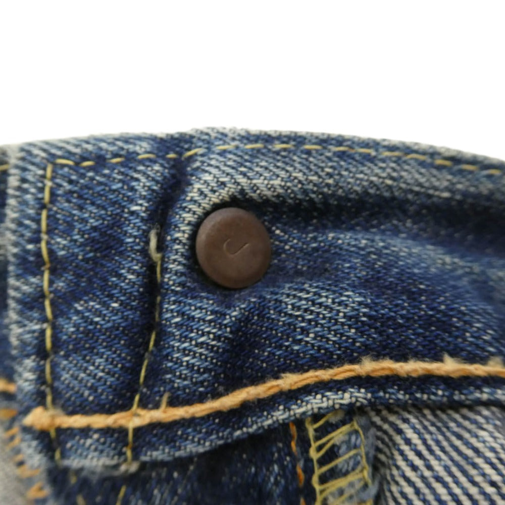 Levi's リーバイス 60s 501 BIG E 移行期 Vステッチ 足長R 不均等V デニム パンツ インディゴブルー系【中古】