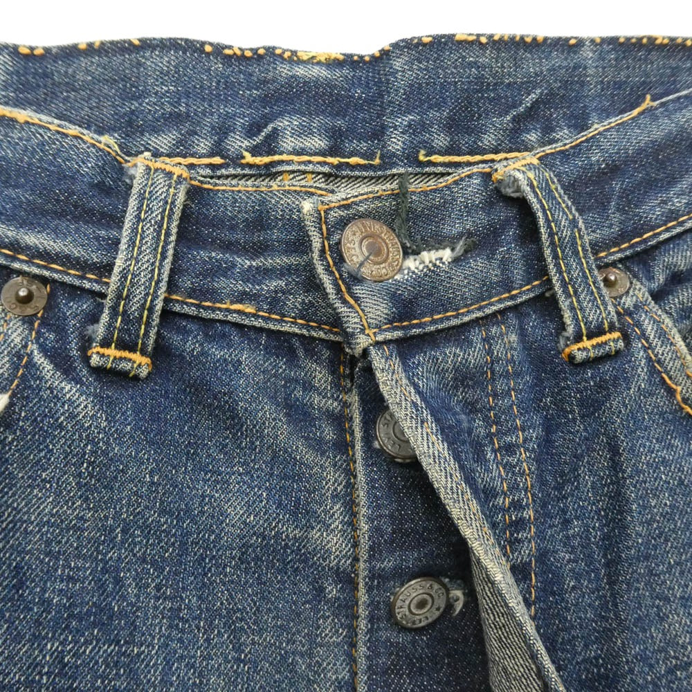 Levi's リーバイス 60s 501 BIG E Aタイプ ボタン裏刻印4 デニム パンツ インディゴブルー系【中古】