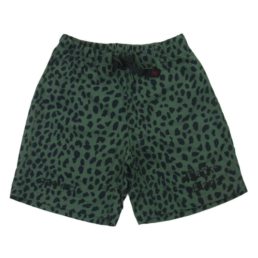 WACKO MARIA ワコマリア Gramicci グラミチ GRAMICCI グラミチ LEOPARD G-SHORT レオパード ショーツ ハーフ ショート パンツ ブラック系 グレイッシュグリーン系 S【中古】