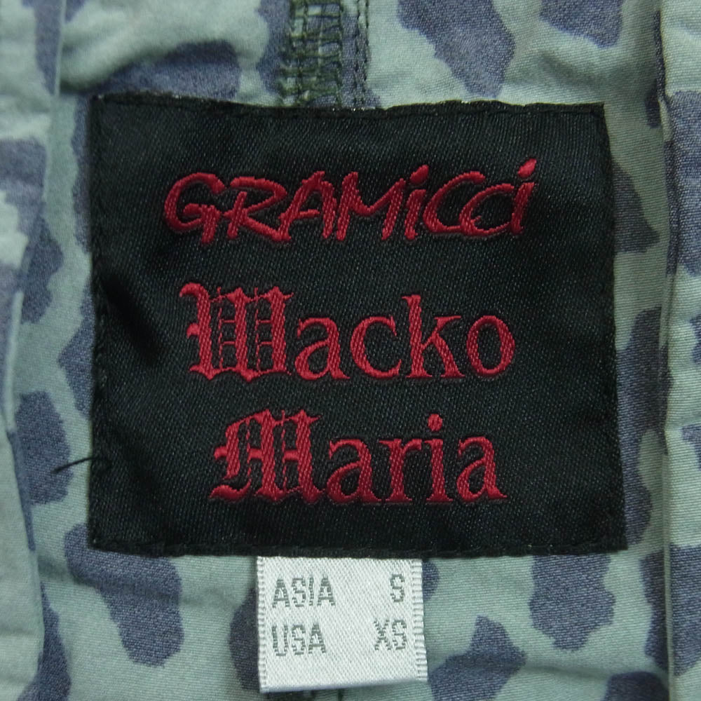 WACKO MARIA ワコマリア Gramicci グラミチ GRAMICCI グラミチ LEOPARD G-SHORT レオパード ショーツ ハーフ ショート パンツ ブラック系 グレイッシュグリーン系 S【中古】