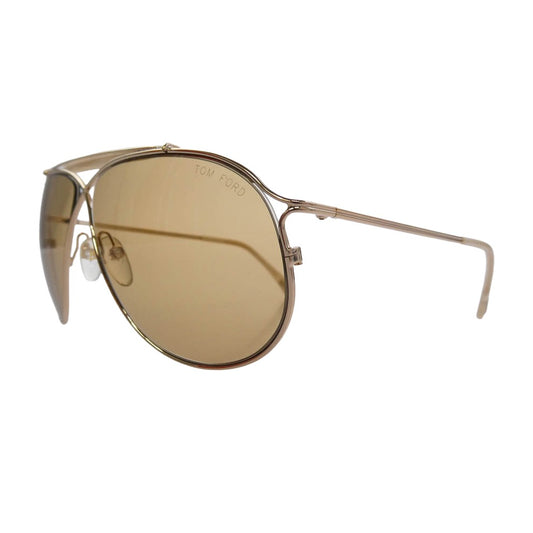 TOM FORD トムフォード MAGNUS TF193 マグナス ブリッジ サングラス アイウェア ブラウン系 ゴールド系 61□11 135【中古】