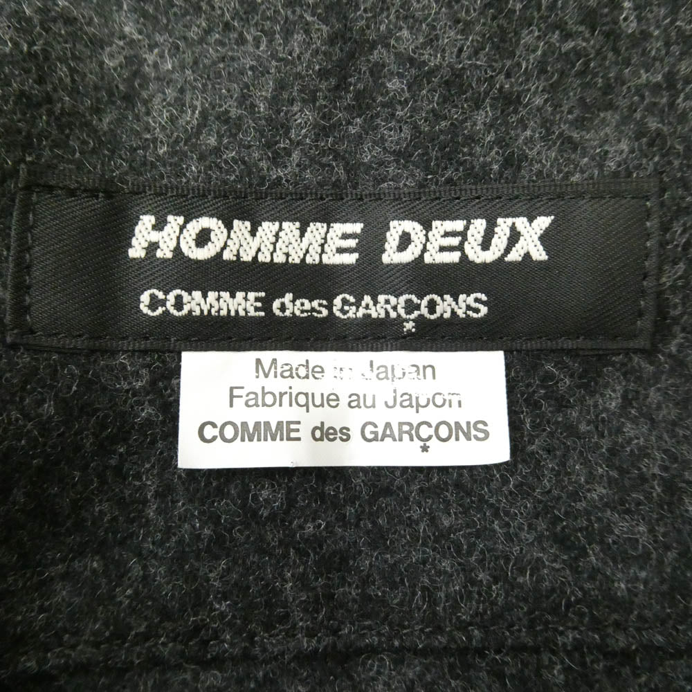COMME des GARCONS HOMME DEUX コムデギャルソンオムドゥ 23AW DL-K801 フード付き プルオーバー ポンチョ グレー系 サイズ表記無し【中古】