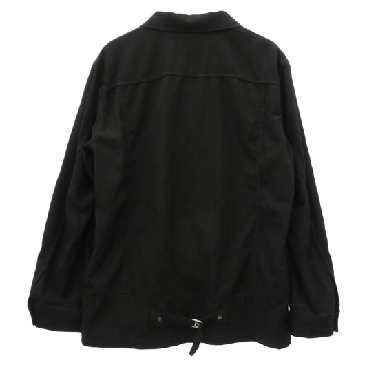 COMME des GARCONS HOMME コムデギャルソンオム HG-J002 AD2020 製品染め ウール ジャケット ブラック系 S【中古】