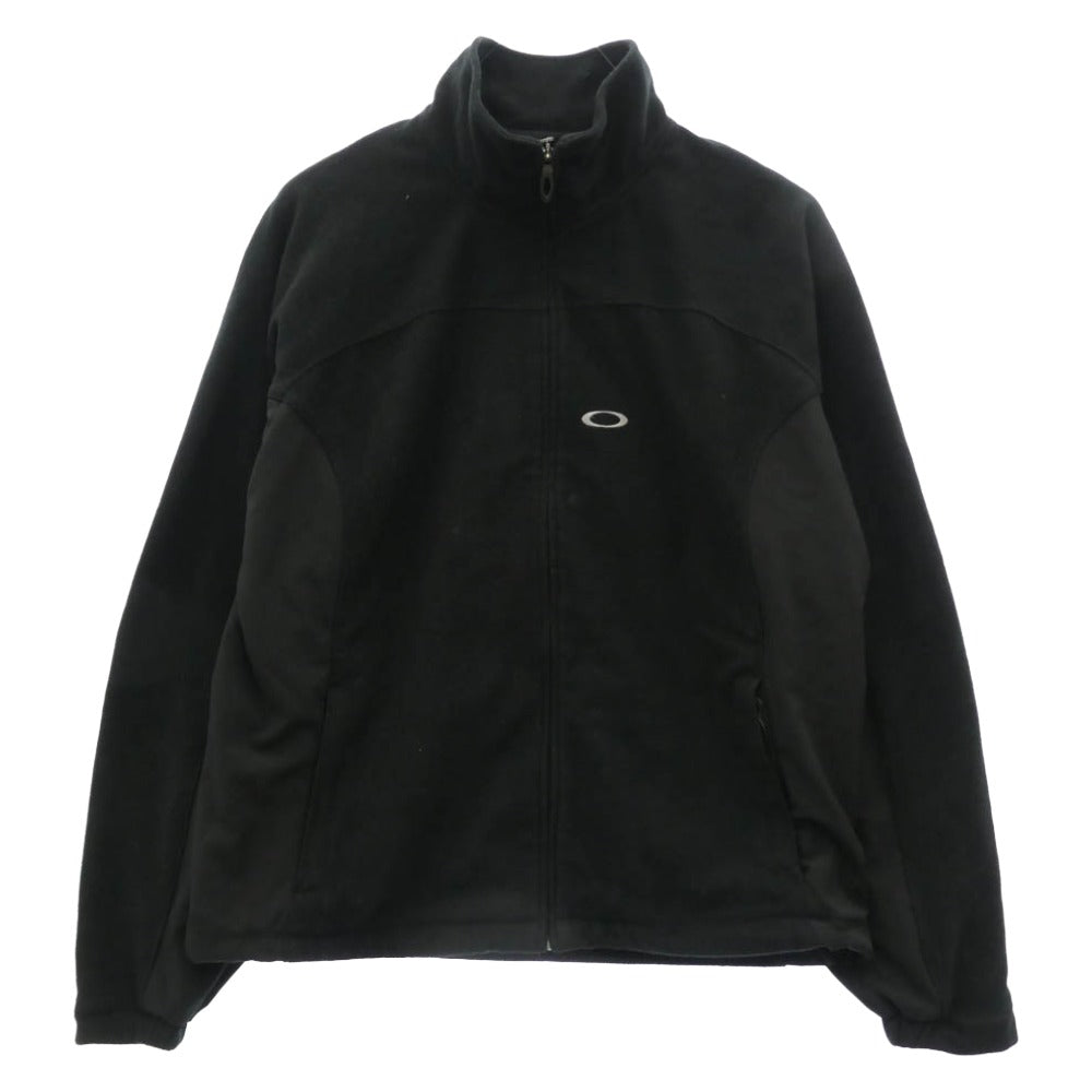 OAKLEY オークリー 00s フリース フルジップ ジャケット ブラック系 L【中古】