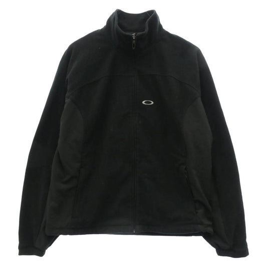 OAKLEY オークリー 00s フリース フルジップ ジャケット ブラック系 L【中古】