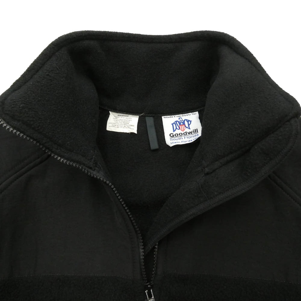 米軍 実物 ECWCS GEN2 POLARTEC goodwill フリースジャケット ブラック系 M【中古】